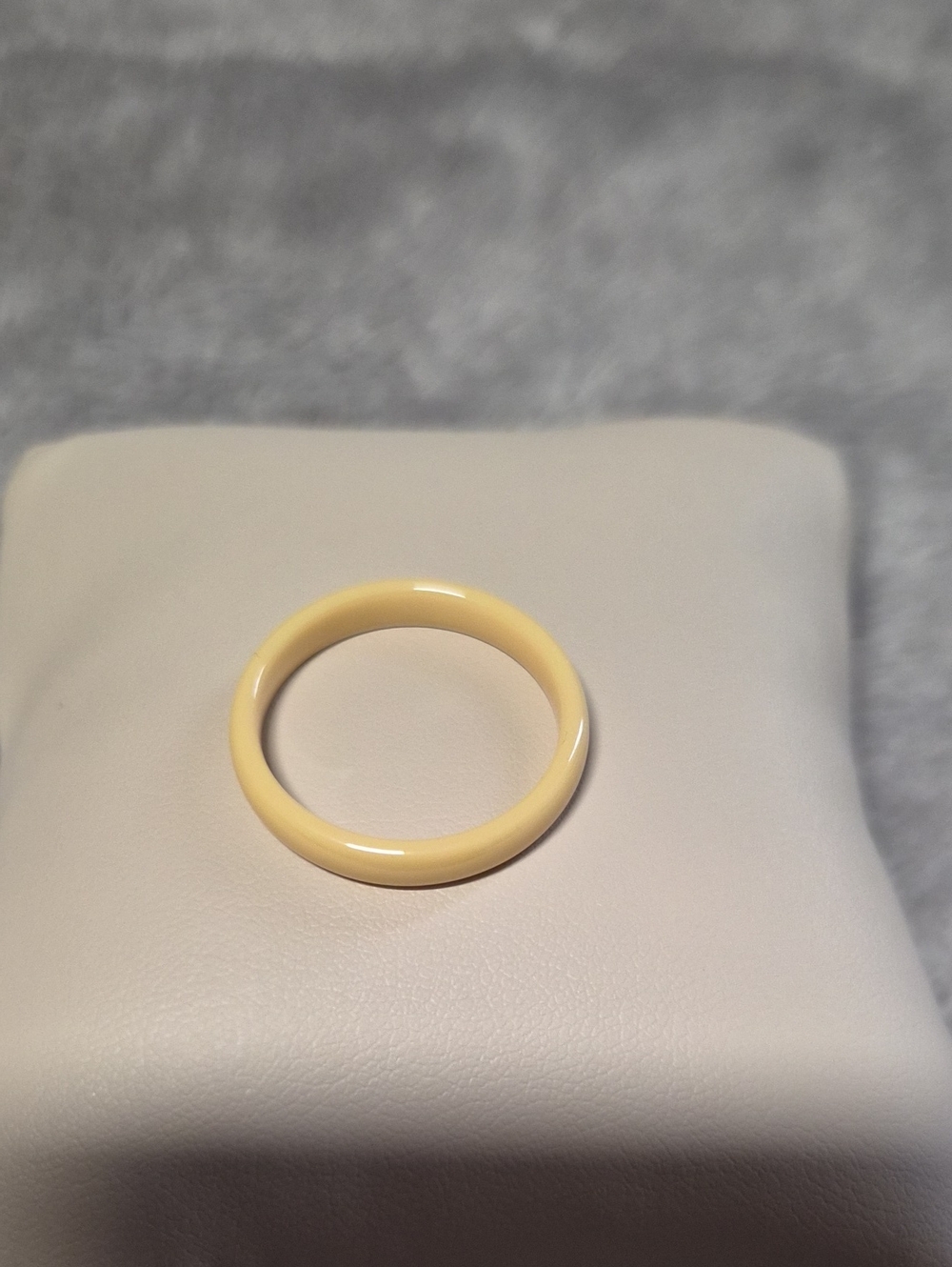 Yellow Ceramic Ring